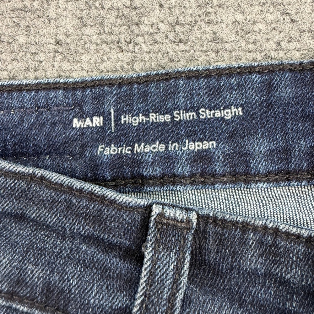 AG Adroano Goldschmeid Jeans 27 (29x29) Mari High Rise Slim Straight LOT OF 2 - Picture 6 of 16